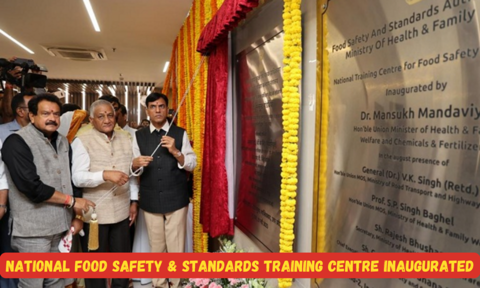 NBCC built National Training Centre for Food Safety and Standards was inaugurated