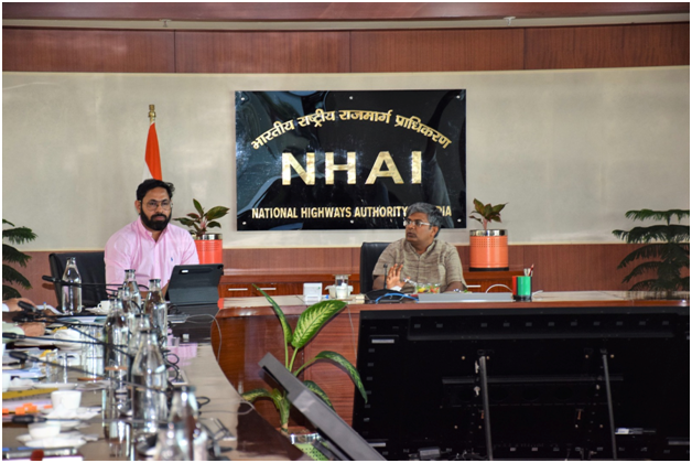 Chairman NHAI Holds meeting to find solution for Waterlogging on NH in Gurugram