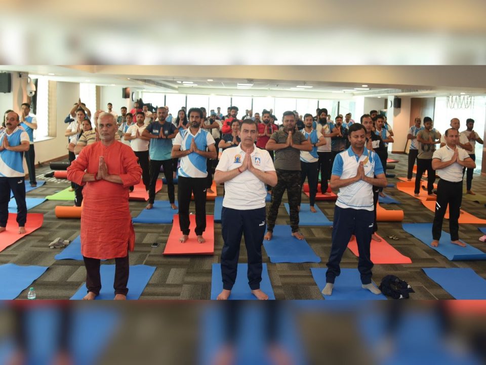 SJVN celebrates 9th International Day of Yoga