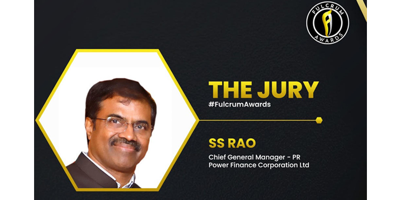 Shri S S Rao , CGM (PR) , PFC nominated as JURY on FULCRUM AWARDS
