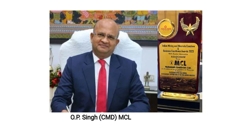 MCL wins Assocham's Award for Mining Excellence
