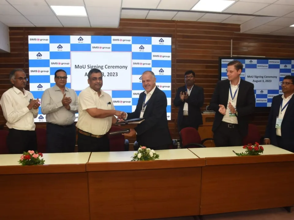 SAIL Bhilai Plant-and SMS Group Signs MoU