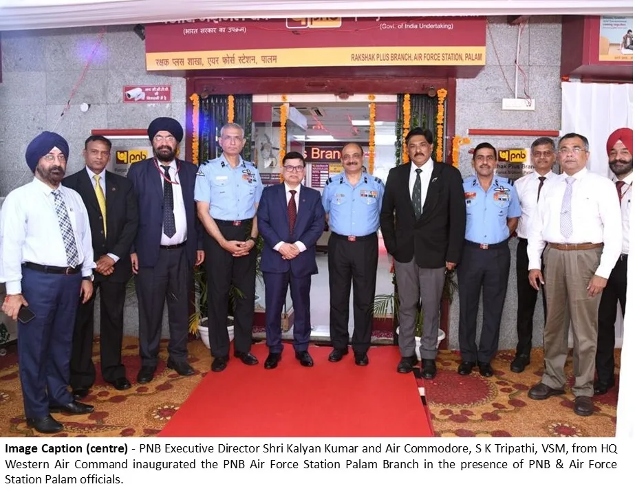 PNB inaugurates Air Force Station Palam Branch