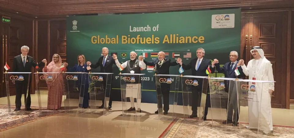 Global Biofuels Alliance (GBA) announced at G20 event
