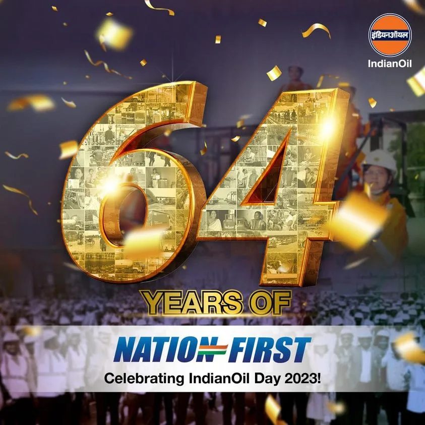Indian Oil is Celebrating 64 years of excellence