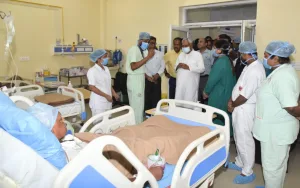 मुजफ्फरपुर के होमी भाभा कैंसर अस्पताल एवं अनुसंधान केंद्र में मुख्यमंत्री ने किया ऑपरेशन थियेटर का उद्घाटन