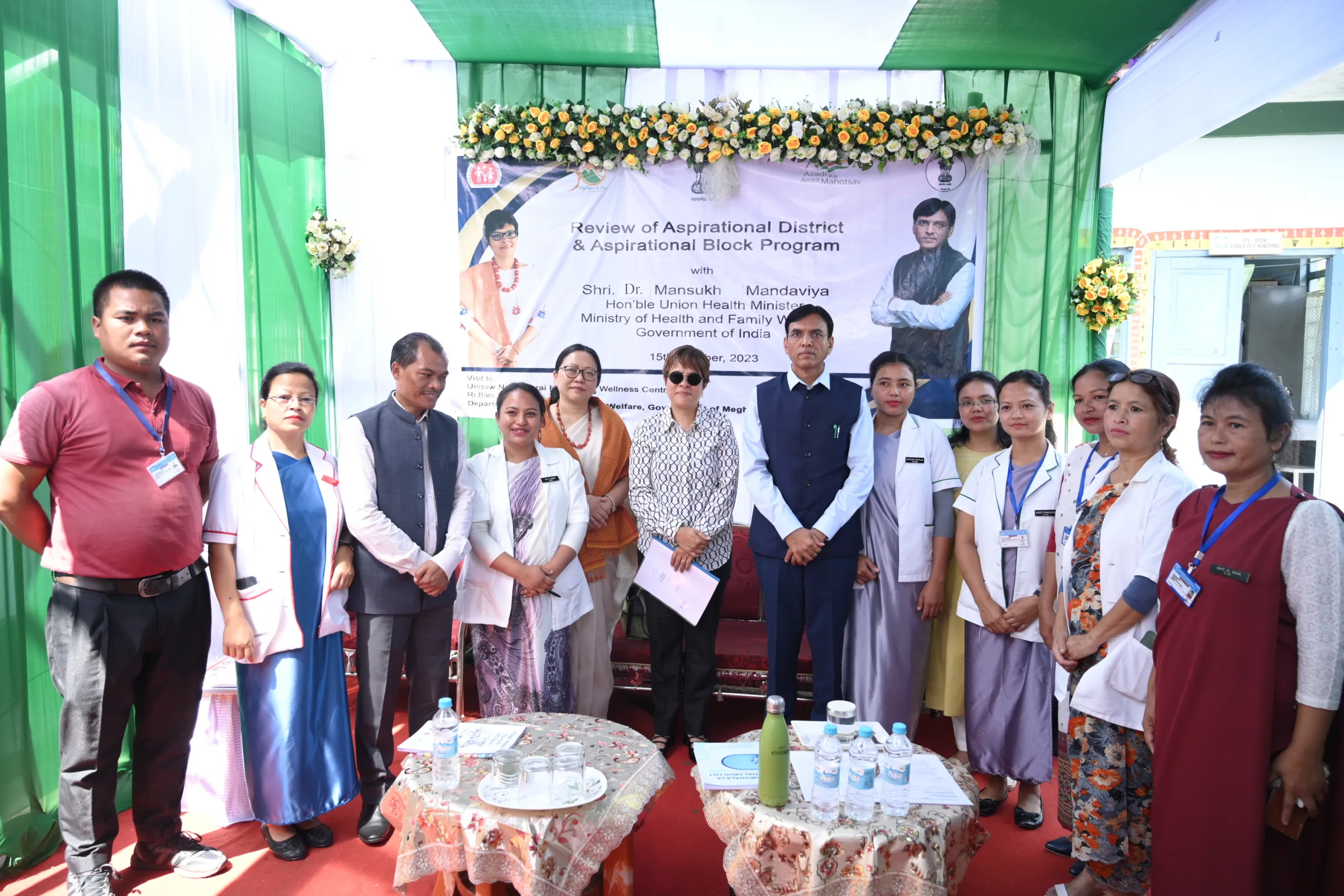 Union Health Minister Visits Aspirational Block in Meghalaya