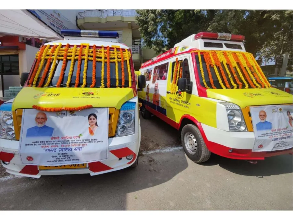 GAIL CSR supports operations of two Mobile Medical Units in Mirzapur, UP