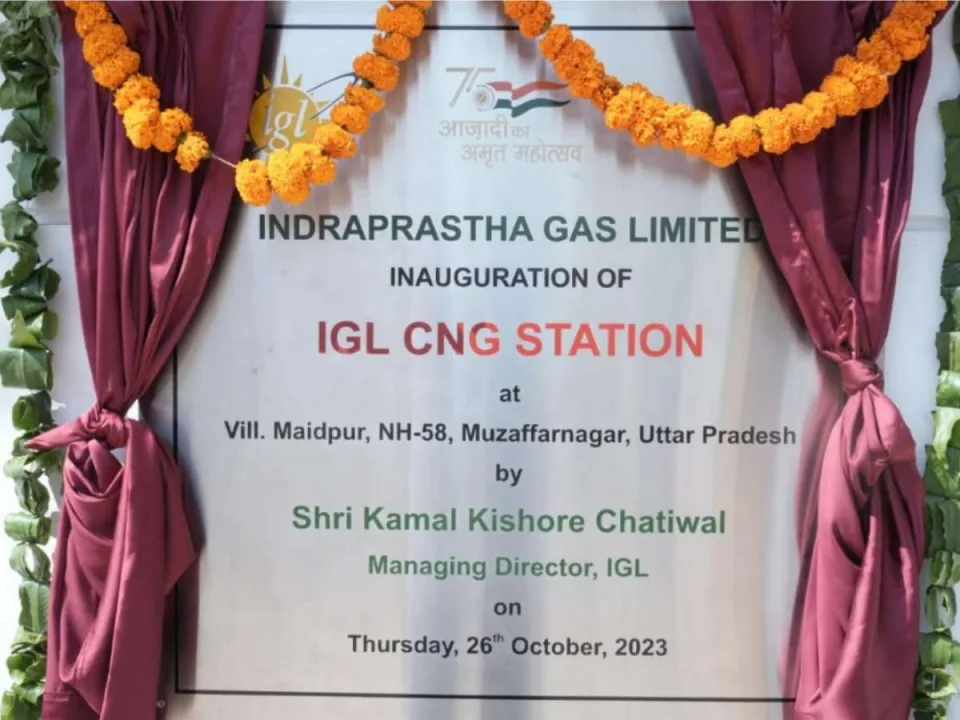 IGL inaugurates CNG station in Muzaffarnagar