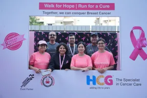 HCG Cancer Centre Ahmedabad in association with Amdavad Distance Runners Association organizes a Walkathon and Run to raise awareness