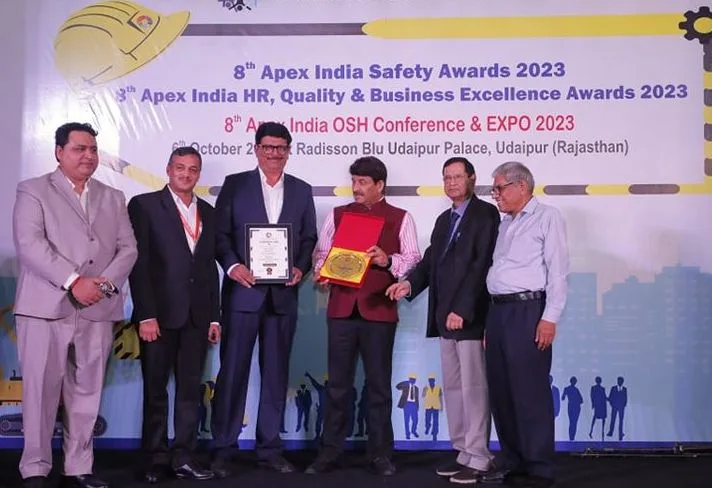 ONGC Hazira Plant shines at the 8th Apex India Safety Awards 2023