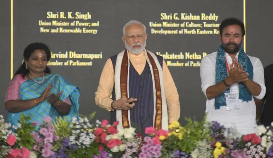 PM Modi inaugurates 800 MW unit of NTPC's Telangana super thermal power project