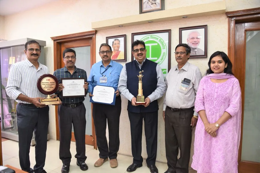 RINL won the prestigious "National Energy Leader Award" for the 5th consecutive time!