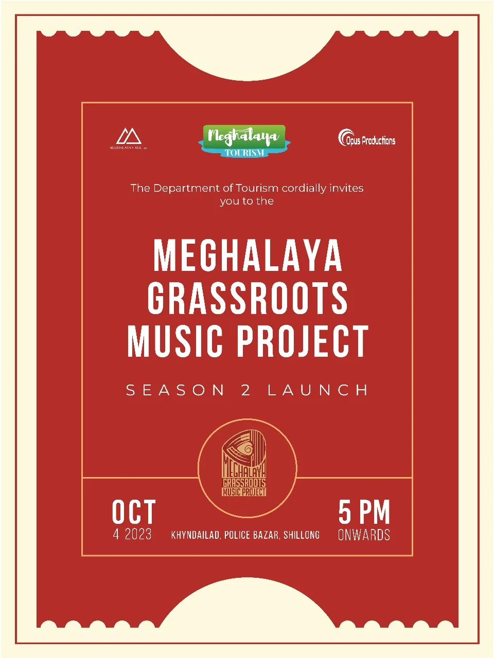 A spectacular Season 2 Launch of The Meghalaya Grassroots Music Project on October 4th