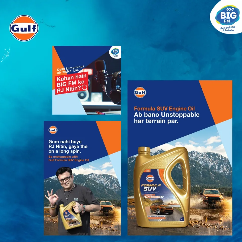 BIG FM Joined Hands with Gulf Oil for its 'Unstoppable India' Campaign, Reinforcing the Message to do the Unstoppable