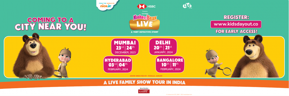 HSBC India Presents 'Masha and the Bear LIVE', A Theatrical Adaptation by Viacom18 LIVE Debuts in India!