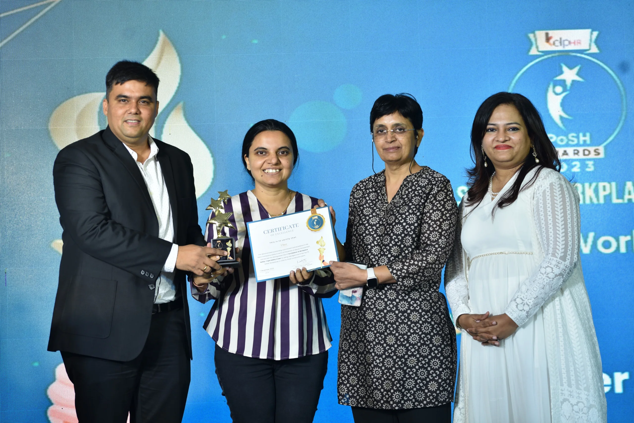 Celebrating Excellence: KelpHR PoSH Awards Crown Uber India DBS Tech Tata Consulting Engineers Among India’s Top 25 Safest Workplace