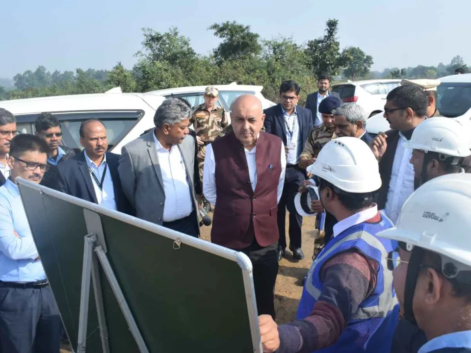 PM's Advisor Sh. Tarun Kapoor, Conducts Comprehensive Review at NTPC North Karanpura Power Project.