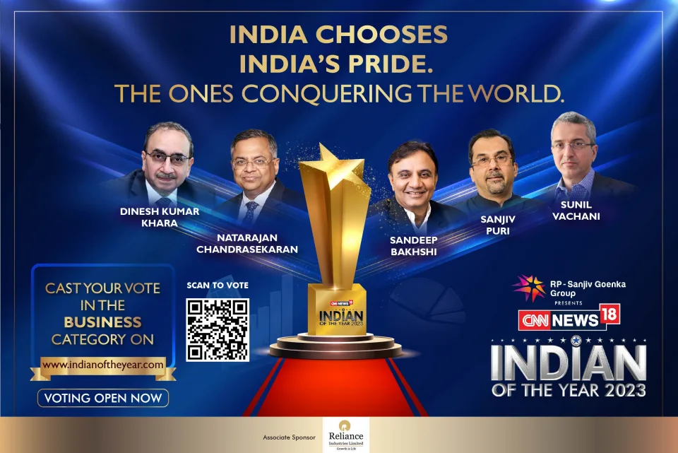 CNN-News18 Indian of the Year 2023 to recognise industry titans who are shaping India's economic progress