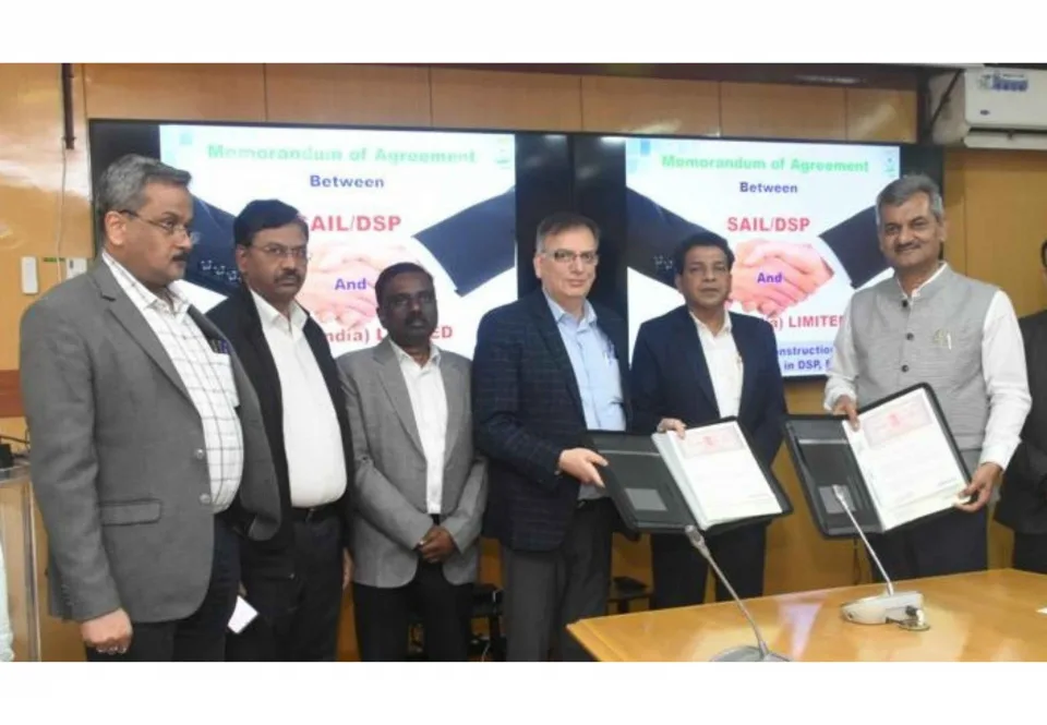 NBCC signed MoU with SAIL, Durgapur Steel Plant