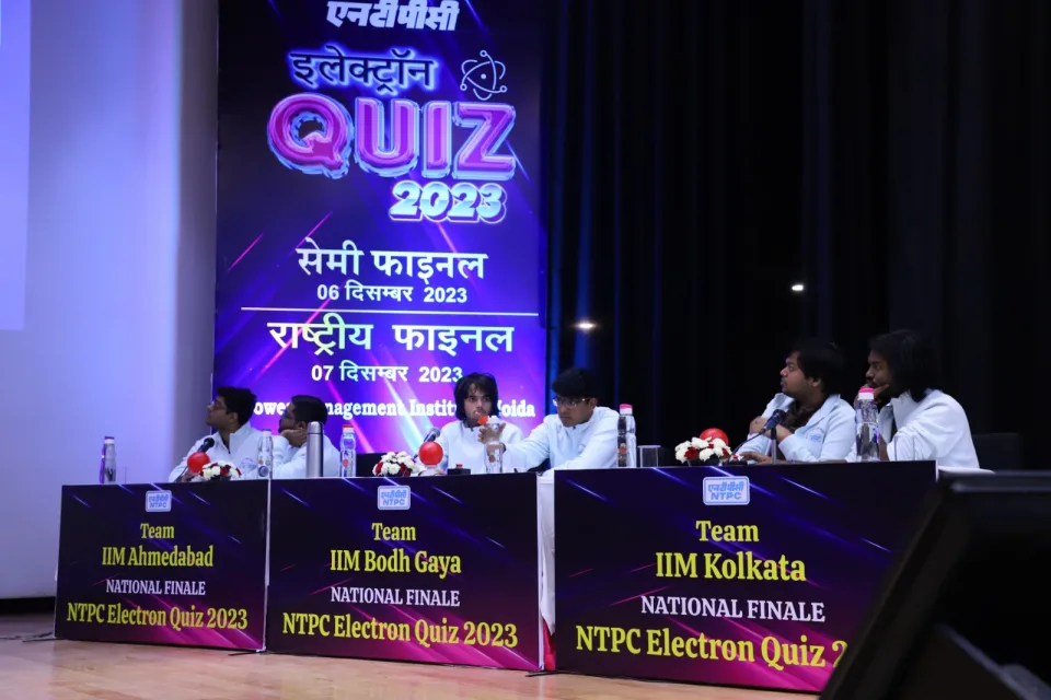 NTPC Electron Quiz 2023 Grand Finale Unveils Thrilling Battle of Minds