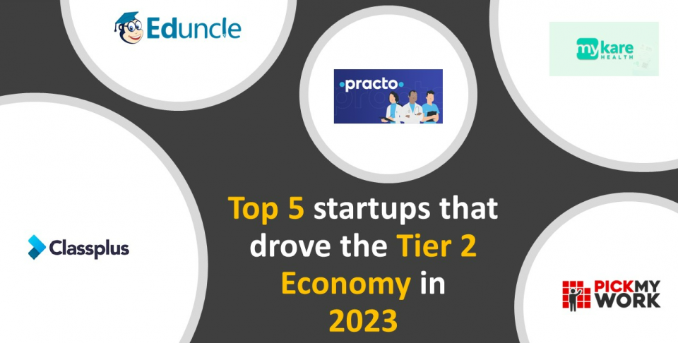 Top 5 startups that drove the Tier 2 Economy in 2023