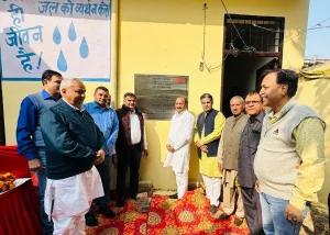 विधायक सुधीर सिंगला ने किया 6 लाख लीटर क्षमता के बूस्टिंग स्टेशन का उद्घाटन