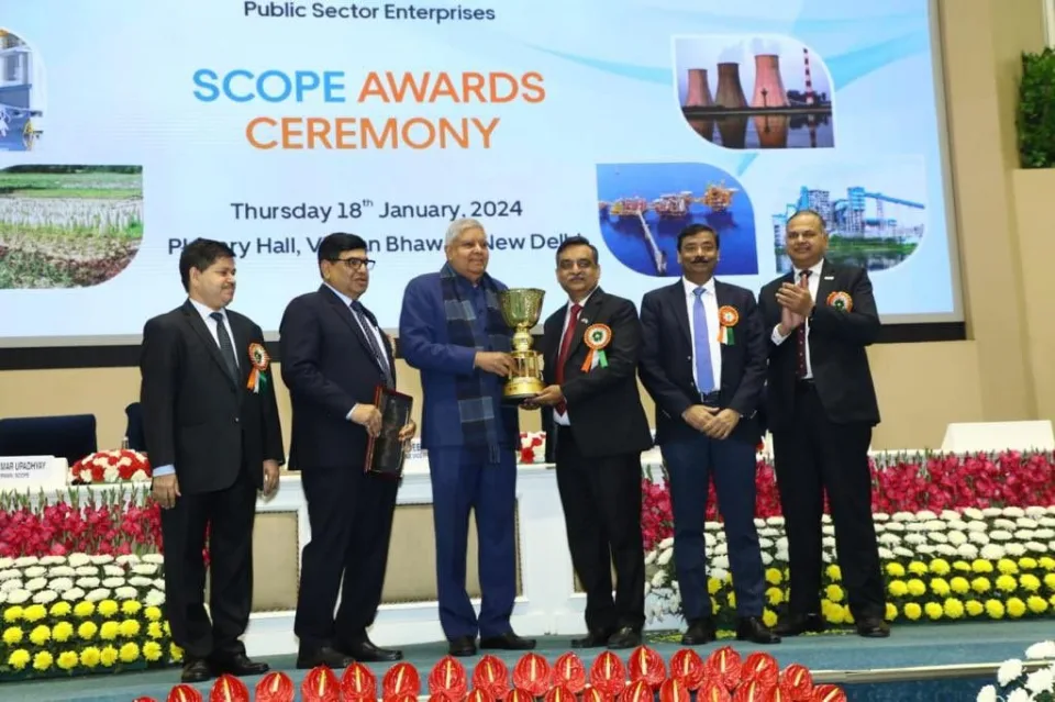 Engineers India Limited is conferred the SCOPE Eminence Award for championing diversity & fostering an inclusive workplace that empowers women as the company.