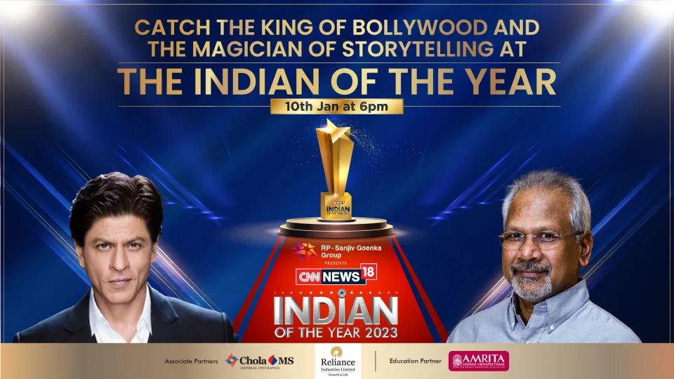 SRK, Mani Ratnam among prominent names to be at ‘CNN-News18 Indian of the Year’ awards