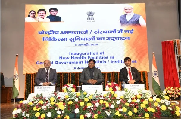Various medical facilities built by NBCC and its subsidiary inaugurated by Union Health Minister