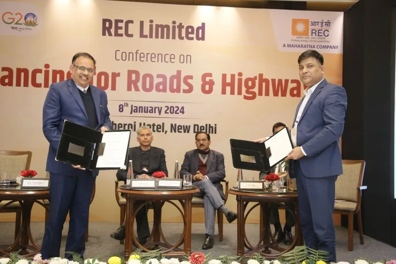 REC Signed 4 new MoUs worth a total of Rs 16000 crore with leading road developers