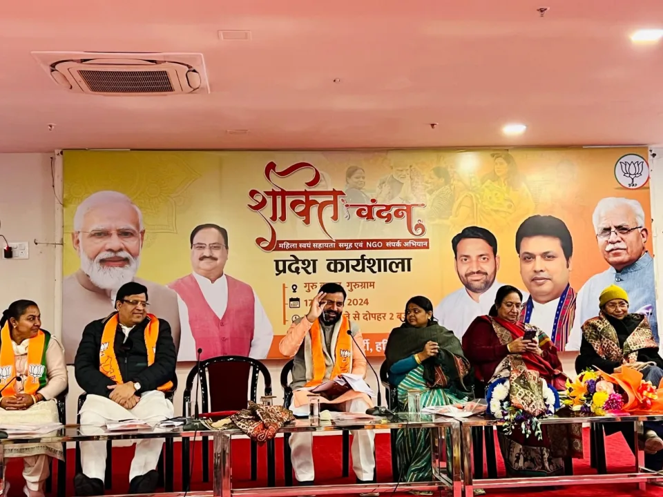 महिलाओं को आत्म निर्भर बना रही है मोदी-मनोहर सरकार: नायब सैनी