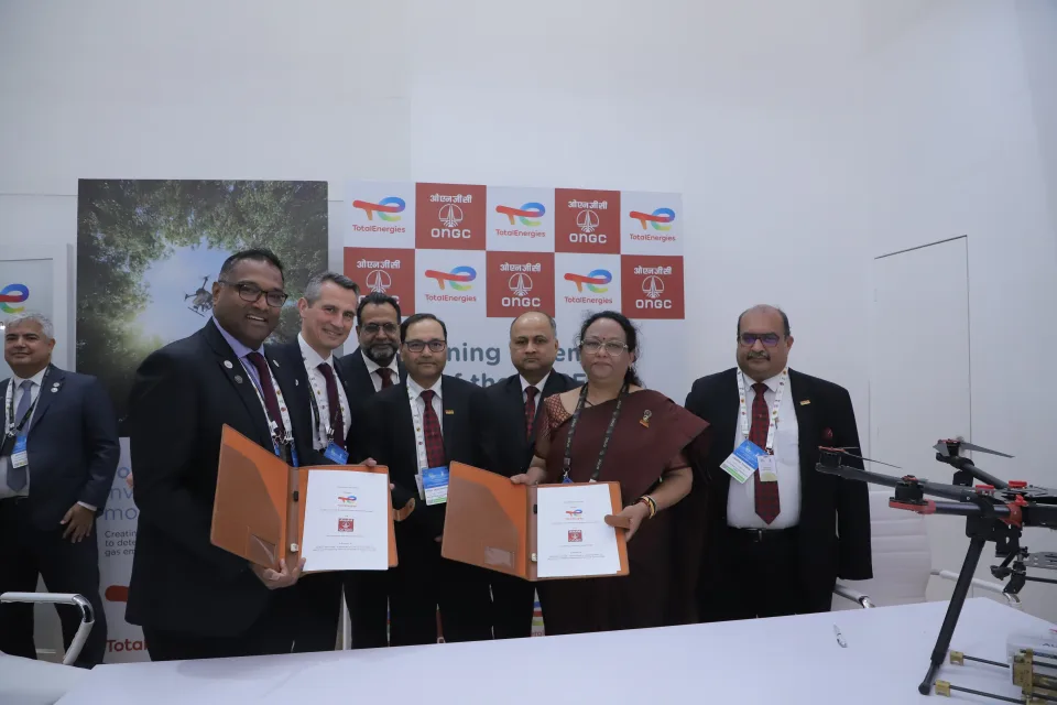 On the occasion of India Energy Week 2024, ONGC signed a Cooperation Agreement with TotalEnergies to carry out methane emissions
