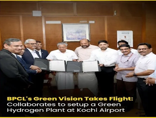 BPCL to set up World's First Green hydrogen plant in Cochin airport