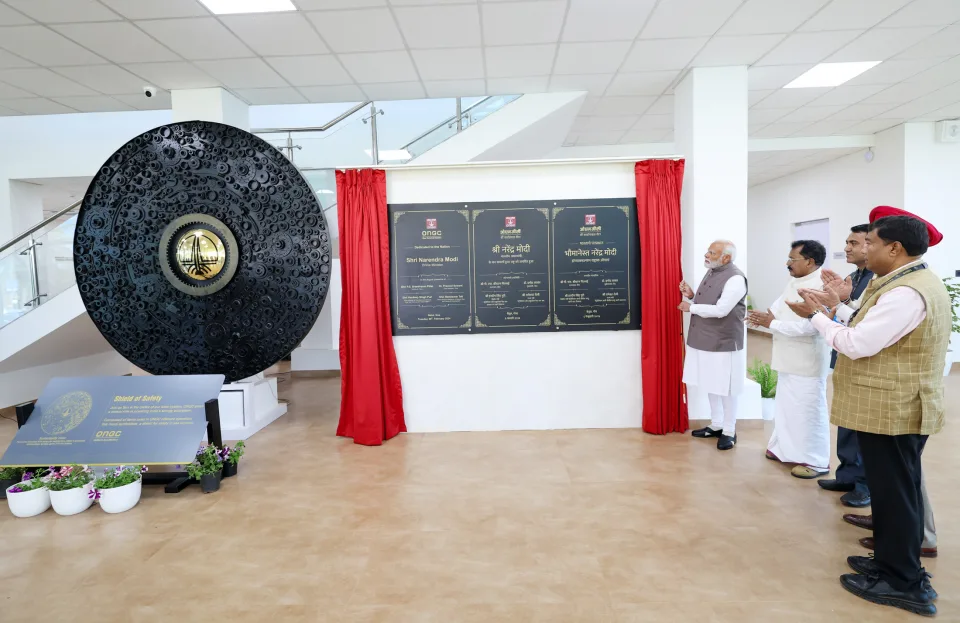 PM inaugurates Integrated Sea Survival Training Centre, ONGC Institute