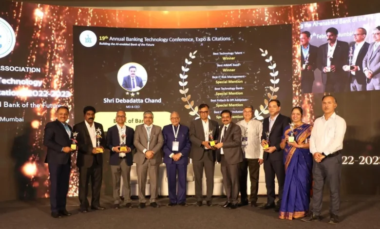 Bank Of Baroda Wins “Best AI & ML Bank” And “Best Technology Talent” Awards