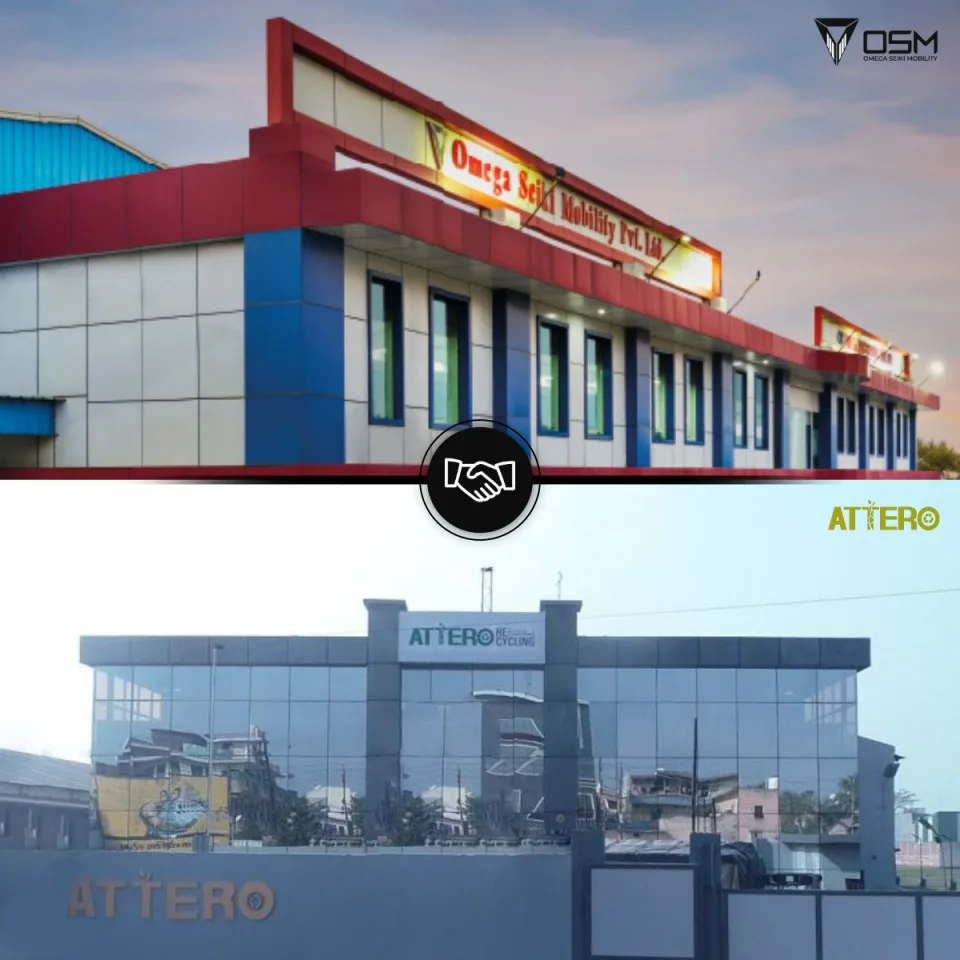 Promoting Closed-Loop Economy: Omega Seiki and Attero to Embark on Transformative Alliance for EV Battery Reuse Life Cycle Management