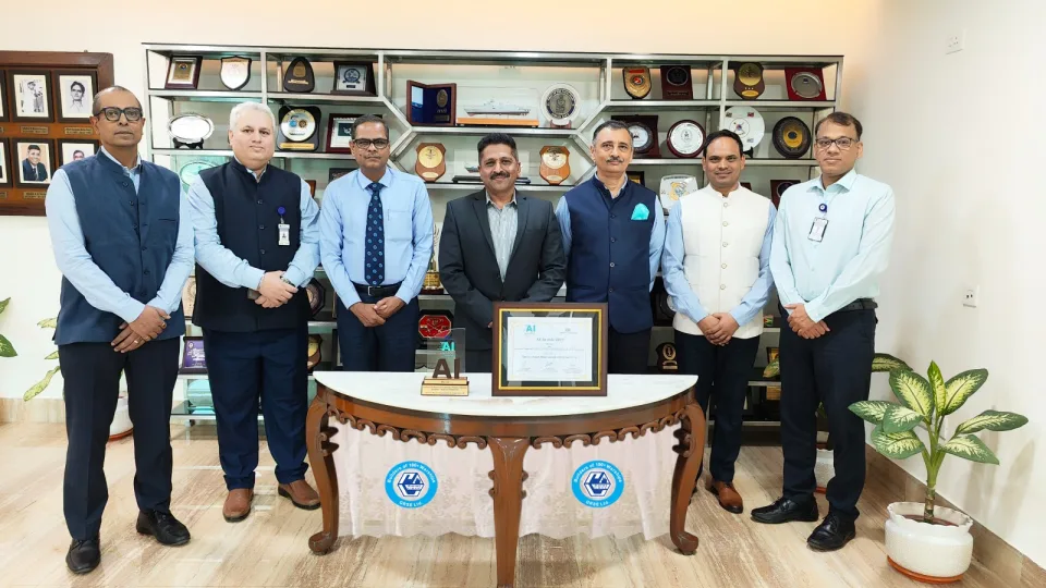 Milestone Achievement: GRSE Bags CII-AI Award