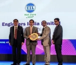 Golden Peacock National Training Award presented to EIL