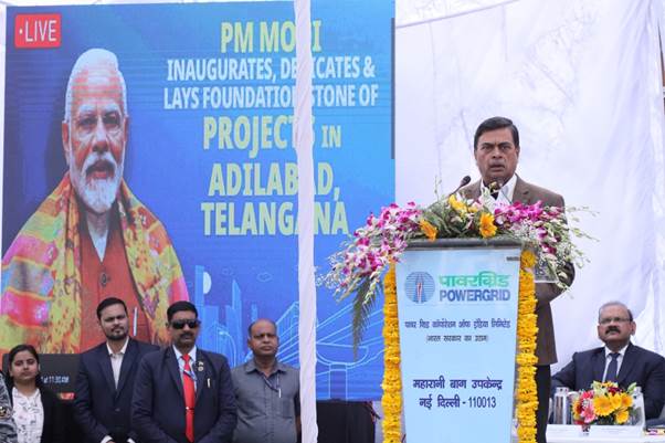 PM dedicates 7 projects and lays foundation stone for 1 project of POWERGRID
