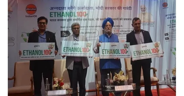 Petroleum Minister launches Indian Oil's 'ETHANOL 100' fuel