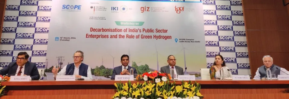 SCOPE organize workshop on ‘Decarbonisation of India’s PSEs and the Role of Green Hydrogen