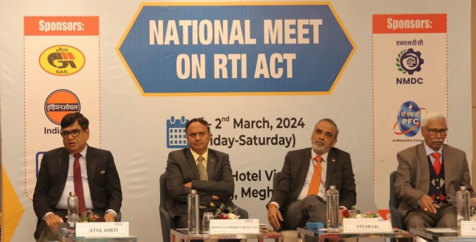 SCOPE’s ‘National Meet on RTI Act’ organized in Shillong