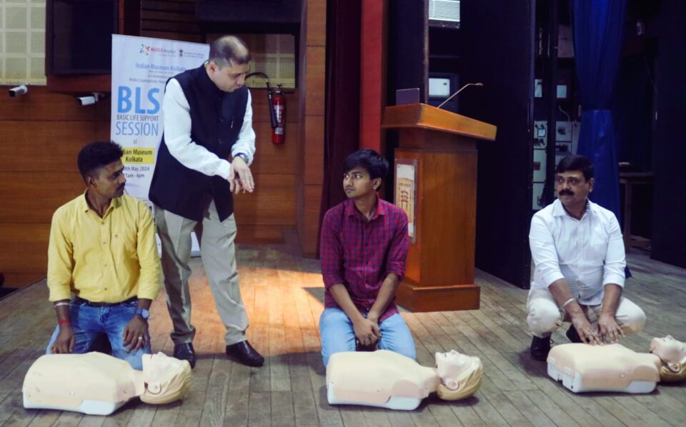 Medica Superspecialty Hospital and Indian Museum Kolkata join forces to host life-saving Basic Life Support (BLS) session