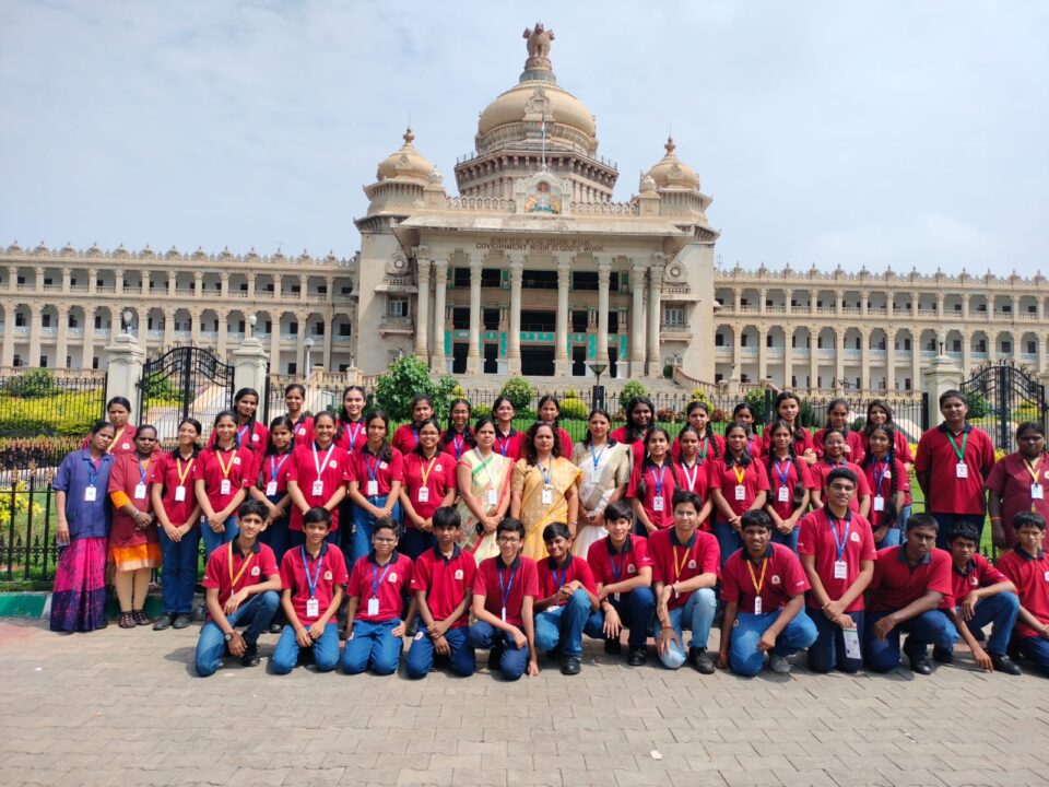 Students of Orchids The International School, Bangalore, explore Pillars of Democracy at the Vidhana Soudha visit!  