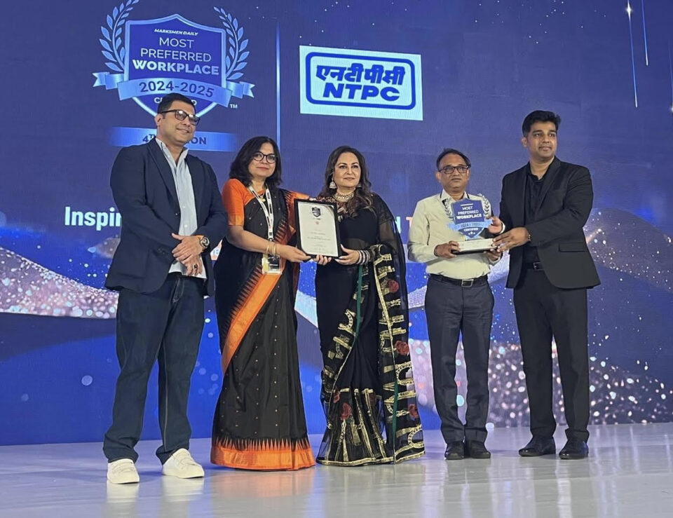NTPC has been recognized as one of the “Most Preferred Workplace of 2024-25
