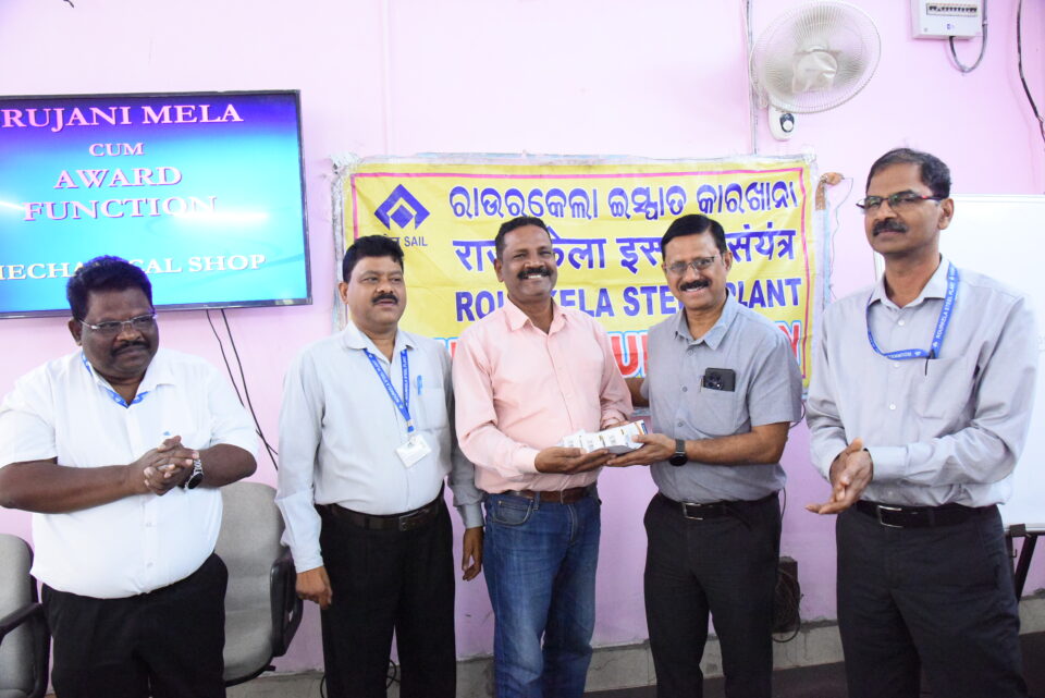 More than 8950  employees of SAIL, Rourkela awarded  for  creative   suggestions