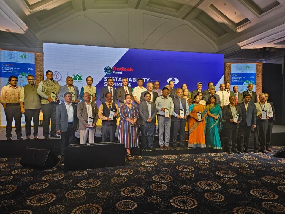 SAIL has been adjudged as Circularity Champion in the Outlook Planet Sustainability Summit & Awards 2024 held at Goa on May 27 2024