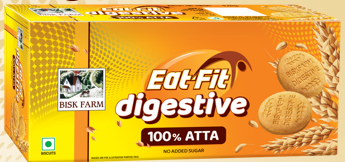 Bisk Farm expands its 'Eat Fit' range with the launch of nutritious 'Eat Fit Digestive' and 'Eat Fit Atta Marie' Biscuits