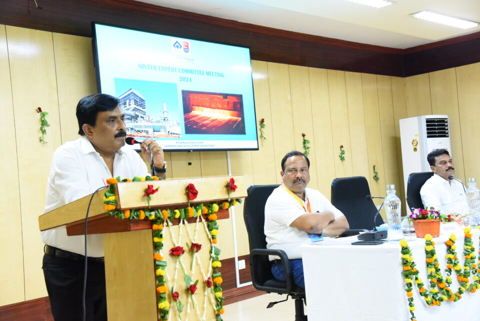 Expert Committee Meeting on Sinter Making held at SAIL, Rourkela Steel Plant
